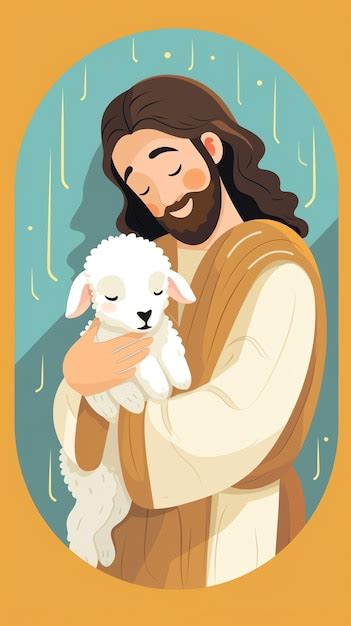 Premium Photo A Man Holding A Lamb