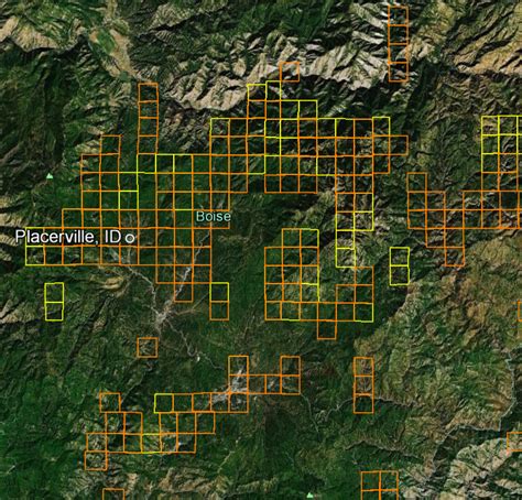 Idaho Gold Maps Gold Claims