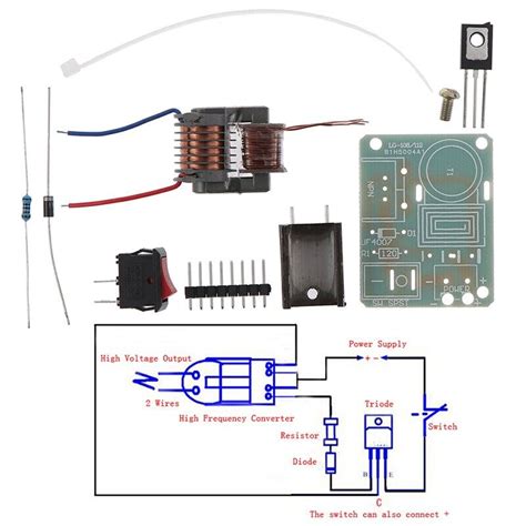 Kv High Frequency Dc Voltage Arc Ignition Generator Inverter Boost