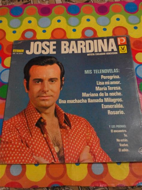 Jose Bardina Lp Mis Telenovelas 1976 Con Poster 20000 En Mercado