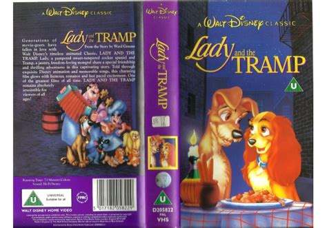 Lady And The Tramp 1955 1990on Walt Disney Home Video