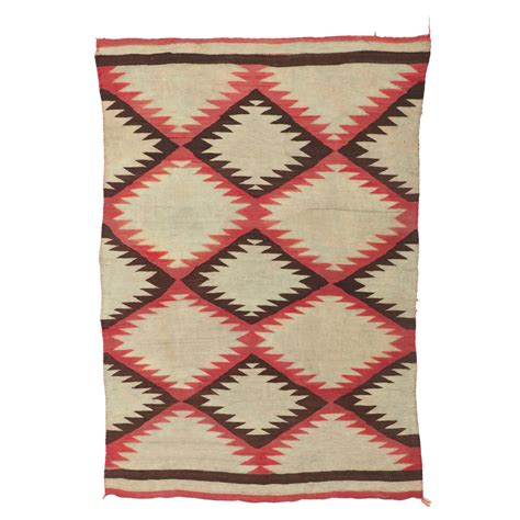 Vintage Navajo Eye Dazzler Rug With Native American Style For Sale At