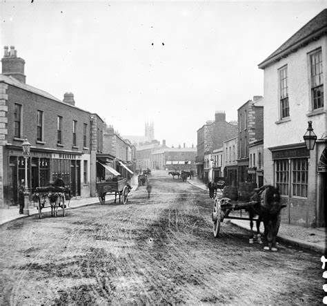 1870s Dublin Street View In Blackrock Dublin Street Old Photos