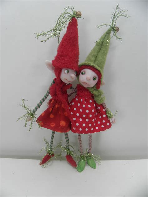 Fairy Scene Ooak Polymer Clay Art Dolls Fairies Gnomes And Elves By