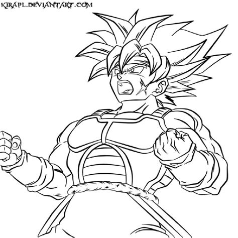 Ssj Goku Coloring Pages At Free Printable Colorings