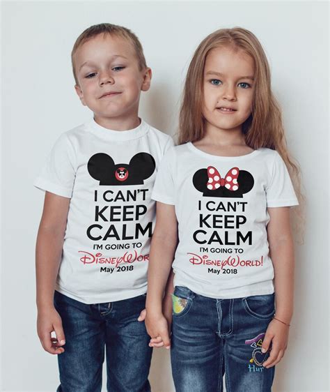 I Cant Keep Calm Im Going To Disney T Shirt Etsy Uk