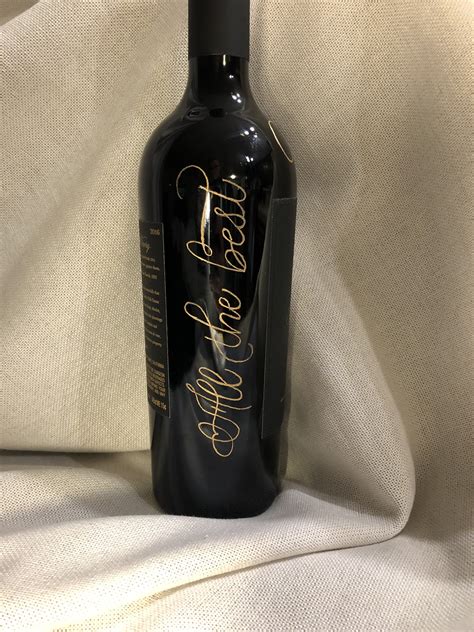 Engraved Wine Bottle Engraved Wine Bottles Bottle Wine Bottle