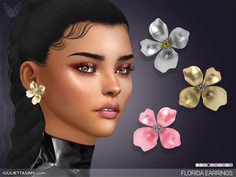 Giuliettasims Custom Content For The Sims 4 Sims 4 Sims Rose Stud