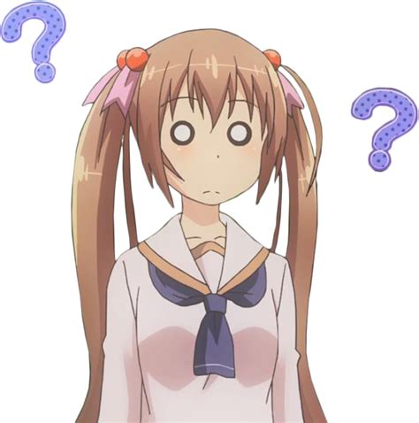 Confused Anime Png Picture Png Arts