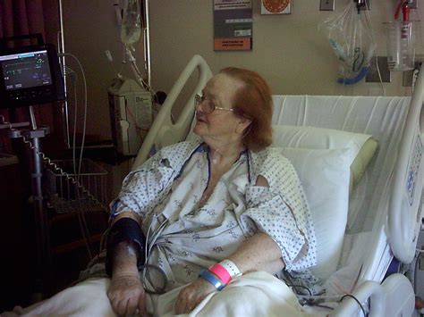 granny ann grandma at the hospital after her second heart… flickr