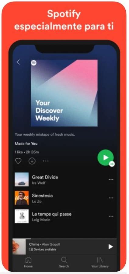 Spotify Musica App De Gestión