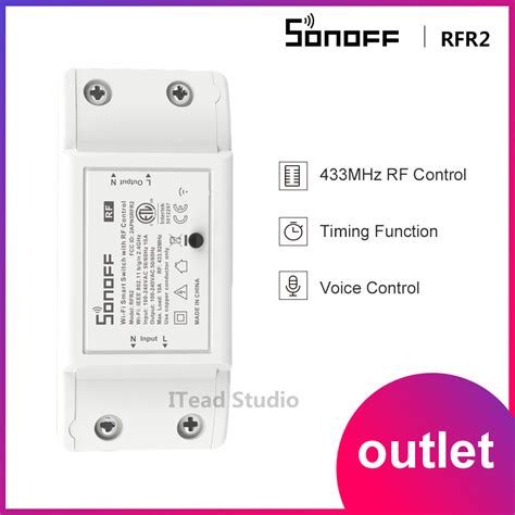 Sonoff Outlet Rfr2 Wifi Wireless Smart Switch Smart Home 433mhz Remote