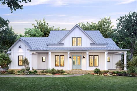 This Is An Artists Rendering Of The Farmhouse Style House Plans For