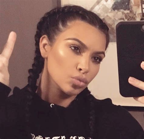Kim kardashian is again facing accusations of cultural appropriation after sharing photos of herself wearing fulani braids. Kim Kardashian Wasn't Joking About Keeping Her Hair in ...
