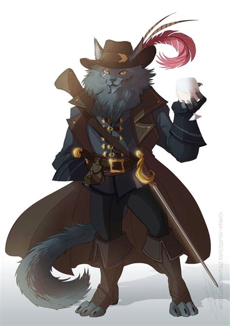 Cat Bard Cat Character Dungeons And Dragons Characters Character Art