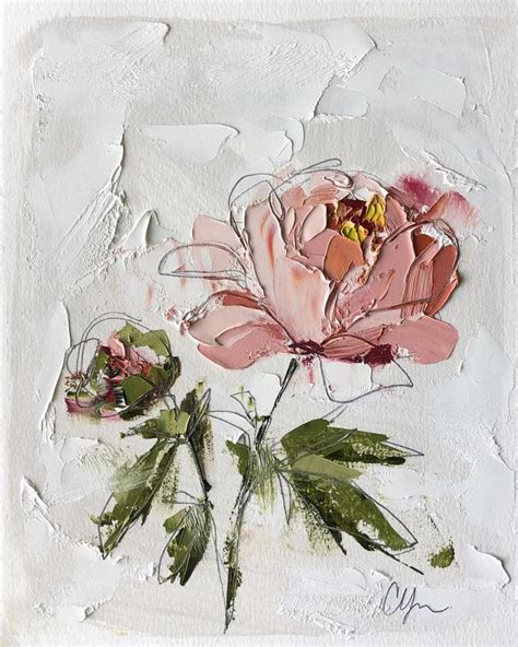 I want to leave you with a simple image, which to me conjures up the whole charmed relationship between painters, their materials and their subjects. Peony Vignette XXVIII - Well and Wonder in 2020 | Peonies ...