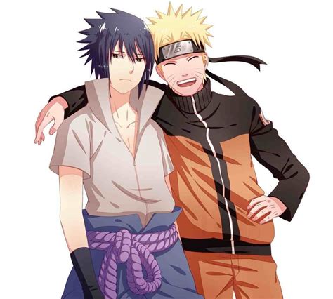 Sasuke Uchiha And Naruto Uzumaki Hokage Wallpaper Anime Pictures Naruto Personnages Image