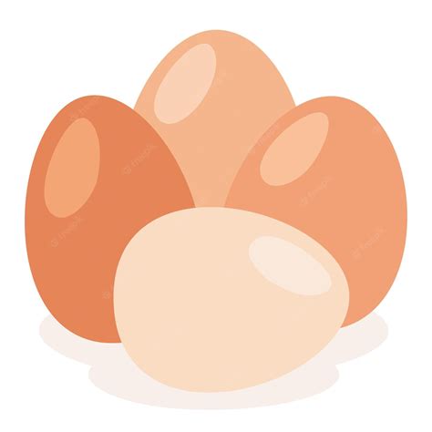 Premium Vector Illustration Of Isolated Chicken Eggs