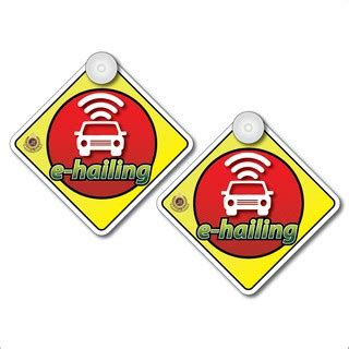 We print the highest quality hail stickers on the internet. E-HAILING CAR WINDOW DECAL STICKER (PP BOARD) 150X150MM ...