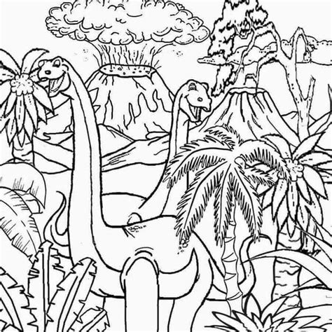 Free Jurassic Park Coloring Pages PDF Coloringfolder Dinosaur