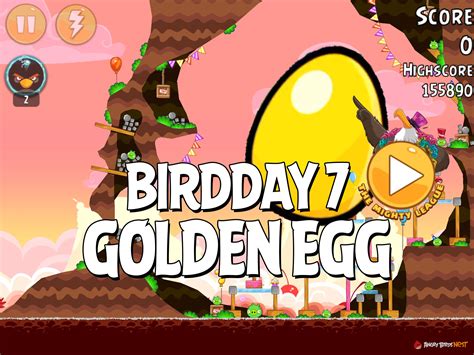 Angry Birds Birdday 7 Golden Egg Walkthrough