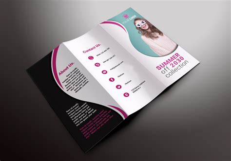 Fashion Tri Fold Brochures Creative Brochure Templates ~ Creative Market