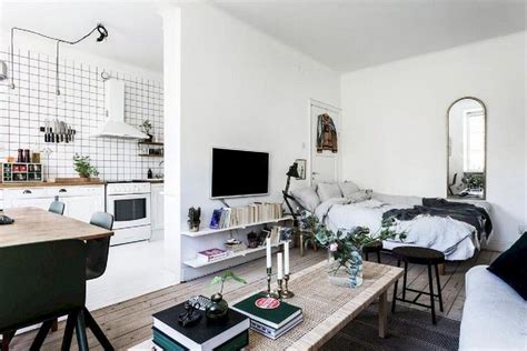 20 Tiny Scandinavian Studio Apartment