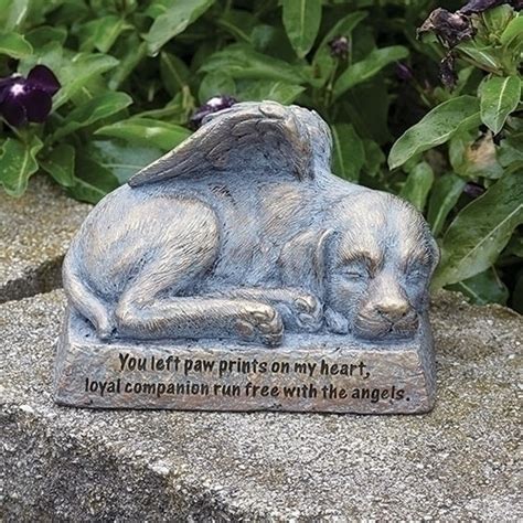 Angel Pet Dog Memorial Garden Statue Sunnyside Ts