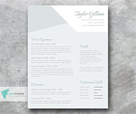 Give your cv format a professional look in my free online cv builder. 12 Best Resume Templates To Download and Start Sending Out Today - Freesumes