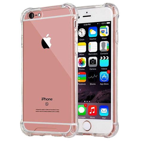 Funda Híbrida Para Iphone 66s Resistente A Arañazos Transparente