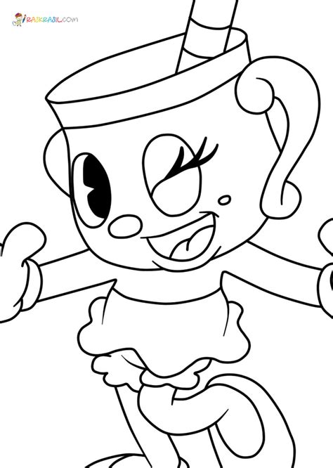 Cuphead Show Coloring Pages TommyJustice