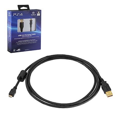 Customer Reviews Powera Usb Charge Cable For Playstation 4 Black
