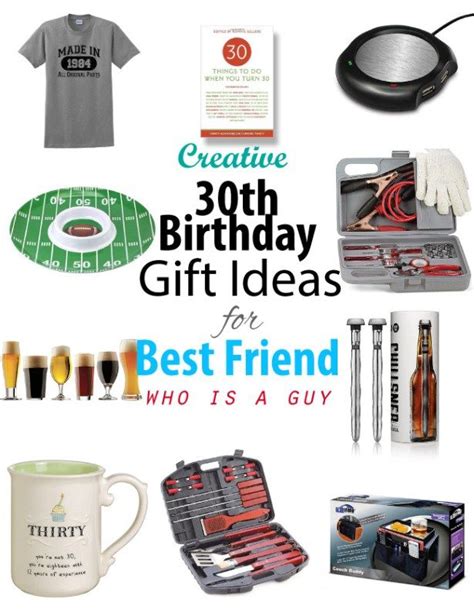 I love giving unique birthday gifts. Creative 30th Birthday Gift ideas for Male Best Friend ...
