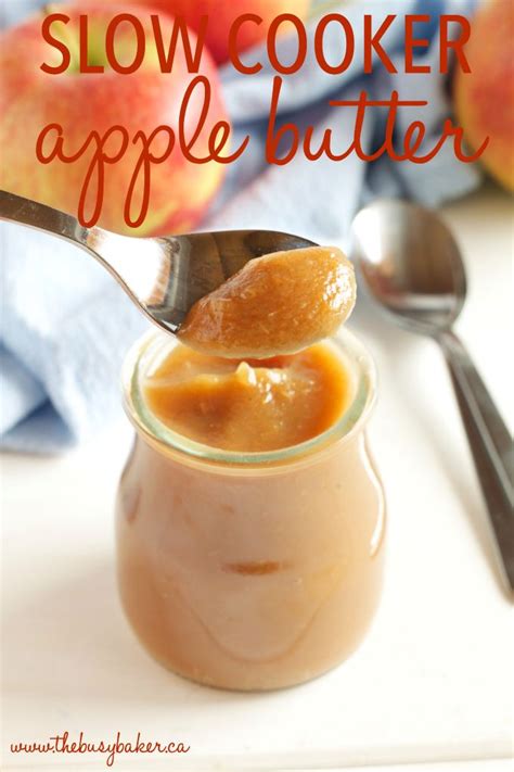 Healthy 2 Ingredient Slow Cooker Apple Butter | Slow ...