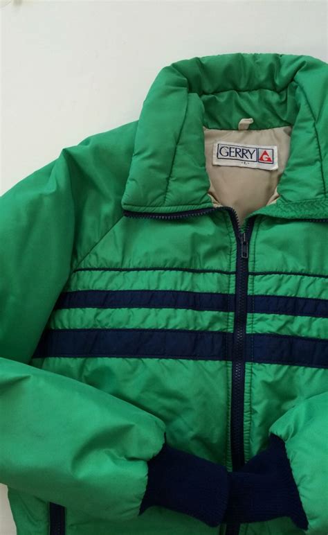 Vintage Ski Jacket By Gerry Retro Downhill Ski In Kelly Etsy