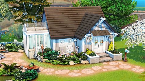 Tiny Country House 💗 The Sims 4 Speed Build Youtube
