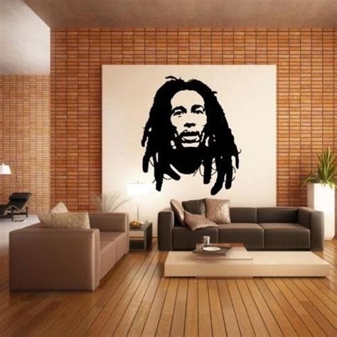 Bob Marley Wall Decal Sticker Vinyl Decor Mural With Images Bob