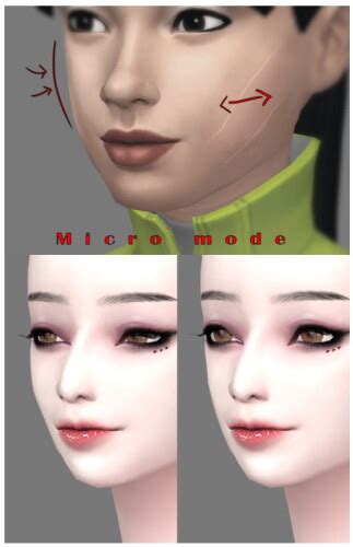 Sims 4 Chin Dimple