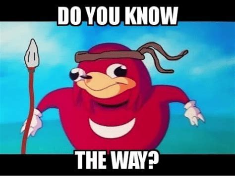 Do You Know The Way You Meme On