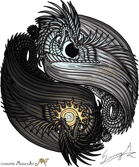 Yin Yang by Sunima | Ying yang art, Yin yang art, Yin yang