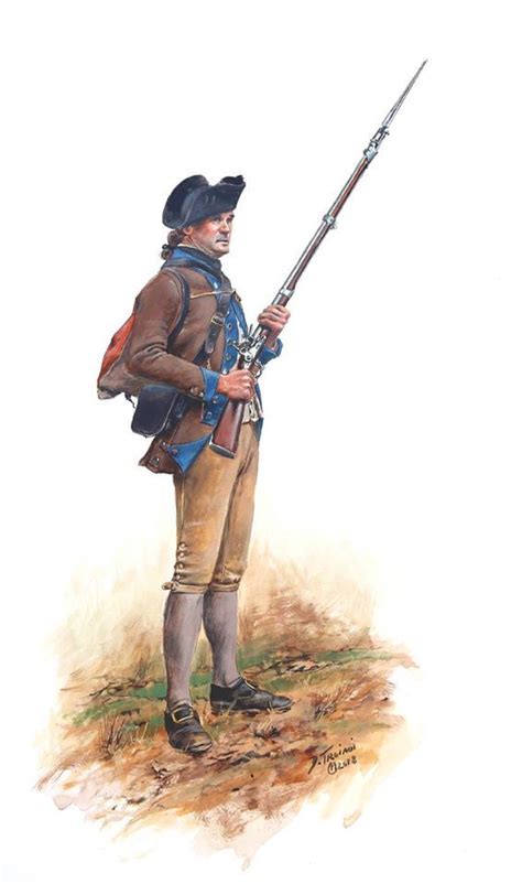 A Soldier Of The 5th New York Regiment In 1777 Artist Don Troiani
