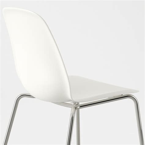 Check out ikea's stylish home furnishing and home accessories now! LEIFARNE Chair - white, Broringe chrome-plated - IKEA