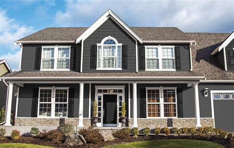 Gray Exterior Paint Colors 3 Dark Grey 1 Delightful If You Prefer A