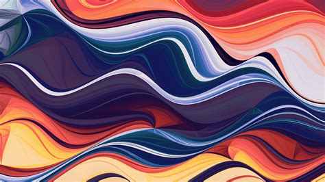 3840x2160 Colorful Abstraction Waves 4k 4k Hd 4k Wallpapersimages