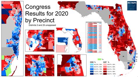 How Floridas Congressional Districts Voted In The 2020 Presidential