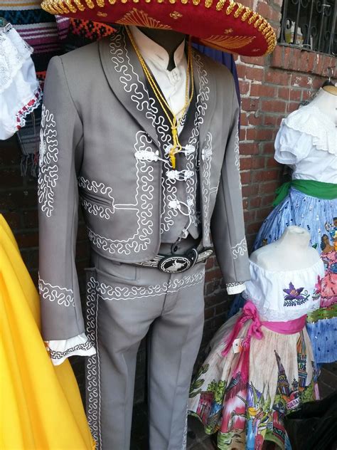 Charro Suit At Placita Olvera Chambelanes Outfits Charro Suit
