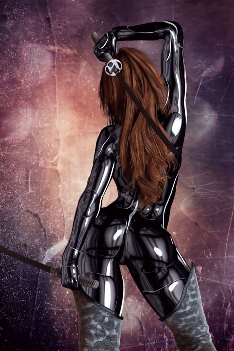 A Sexy D Digital Fantasy Sci Fi Samurai Sword Warrior Girl Digital Art Pinterest