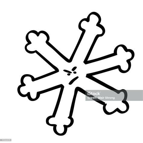 Angry Snowflake Stock Illustration Download Image Now Anger