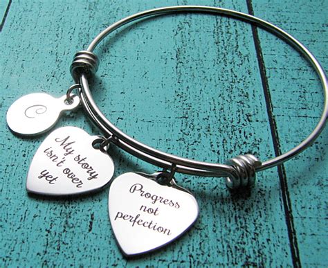 Anxiety Jewelry Mental Health Awareness Bracelet Self Love Etsy