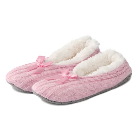 Akiihool Womens Slippers Womens Fuzzy Slippers Cross Band Clog With